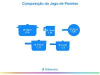 Jogo de Panelas Tramontina Antiaderente - 2