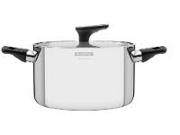 Caçarola Tramontina Inox Fundo Triplo com Tampa 3,5L 20cm Grano Baquelite - 1