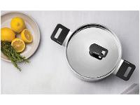 Caçarola Tramontina Inox Fundo Triplo com Tampa 3,5L 20cm Grano Baquelite - 2