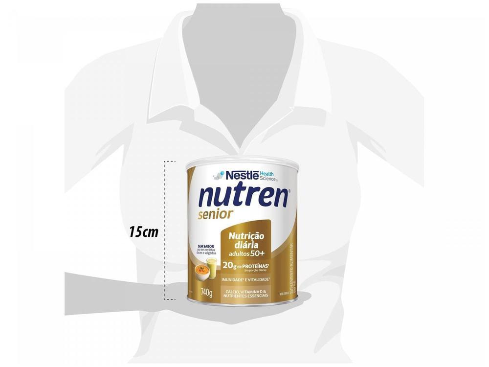 Composto Lácteo Nutren Senior Sem Sabor Integral 740g - 18