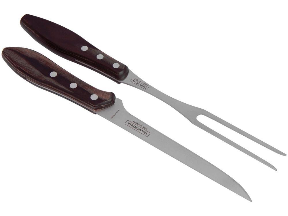 Jogo de Facas Churrasco Tramontina Inox com Suport - 5