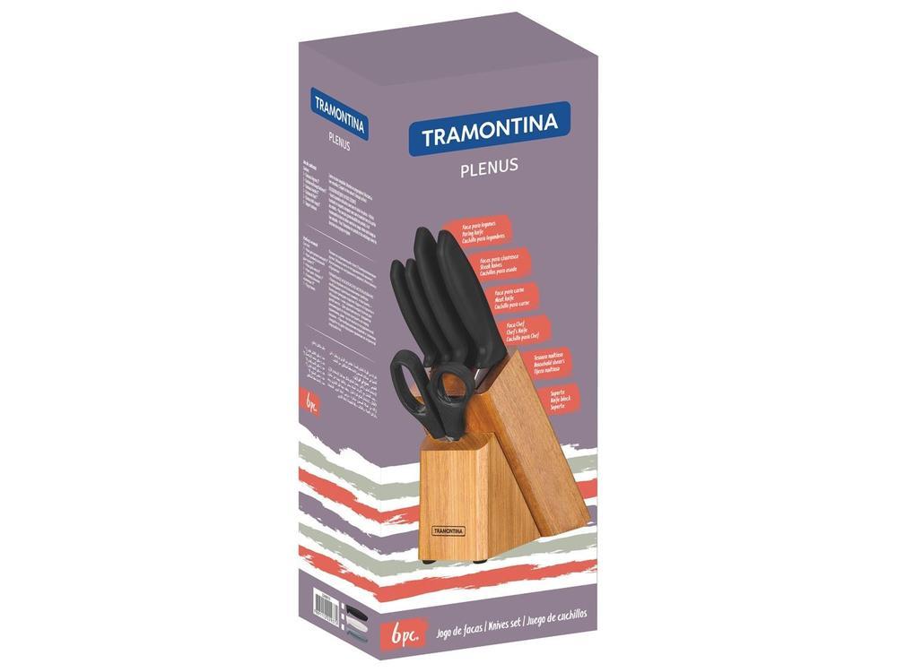 Jogo de Facas com Cepo 6 Peças Tramontina - 2