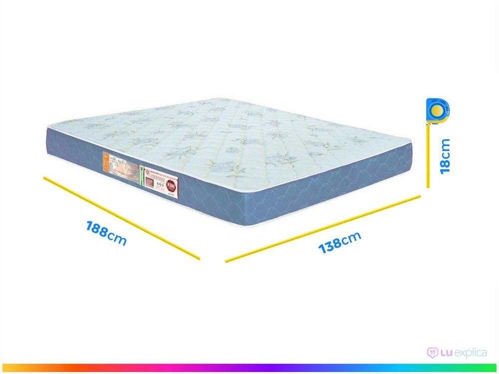 Colchão Casal Castor Espuma D-45 18cm de Altura - 4