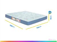 Colchão Casal Castor Espuma D-45 18cm de Altura