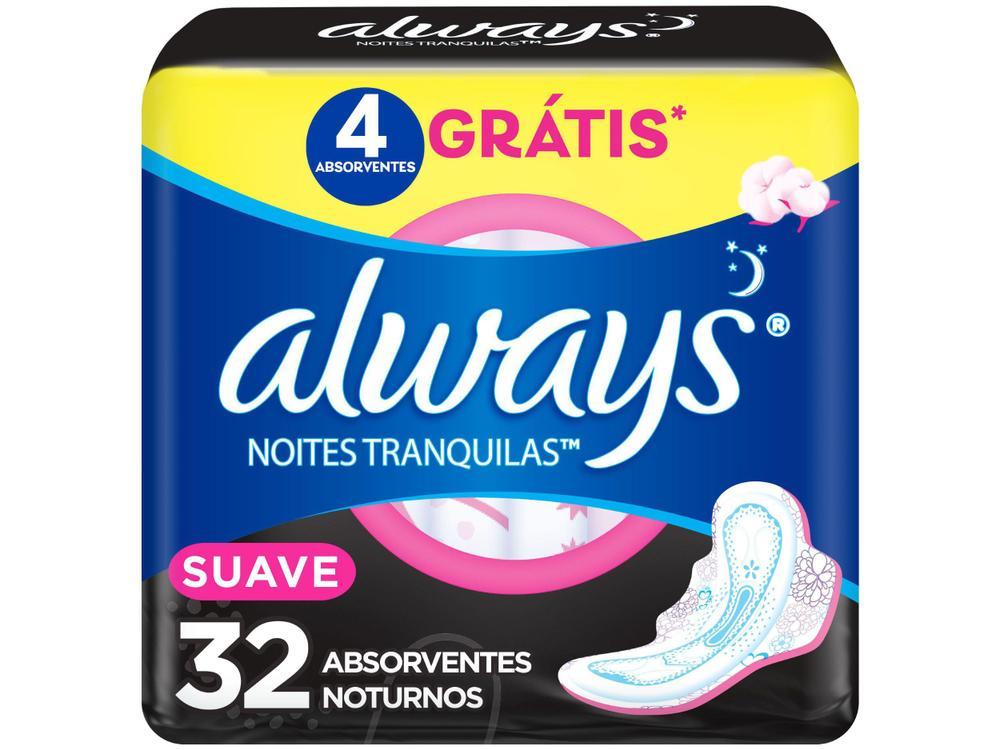 Absorvente Noturno Always Noites Tranquilas Suave G - 17