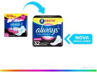 Absorvente Noturno Always Noites Tranquilas Suave G - 11