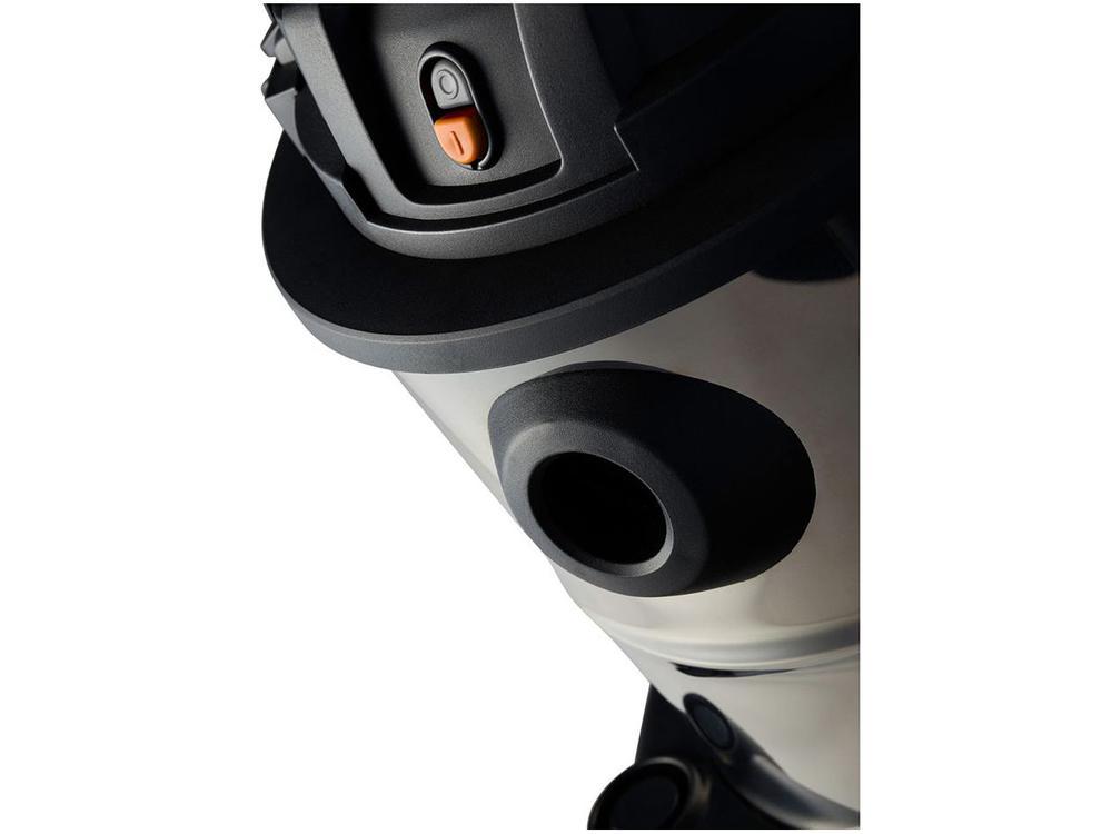 Aspirador de Pó e Água Wap GTW Inox 20 com Porta Acessórios 1600W Inox e Preto - 6