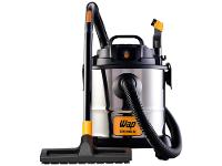 Aspirador de Pó e Água Wap GTW Inox 20 com Porta Acessórios 1600W Inox e Preto - 1