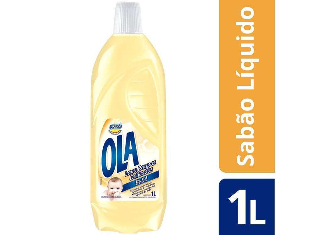 Sabão Líquido Concentrado Ola Bebê Neutro 1L - 11