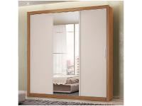 Guarda-roupa Casal com Espelho 3 Portas de Correr 2 Gavetas Demóbile Residence Flex - 6