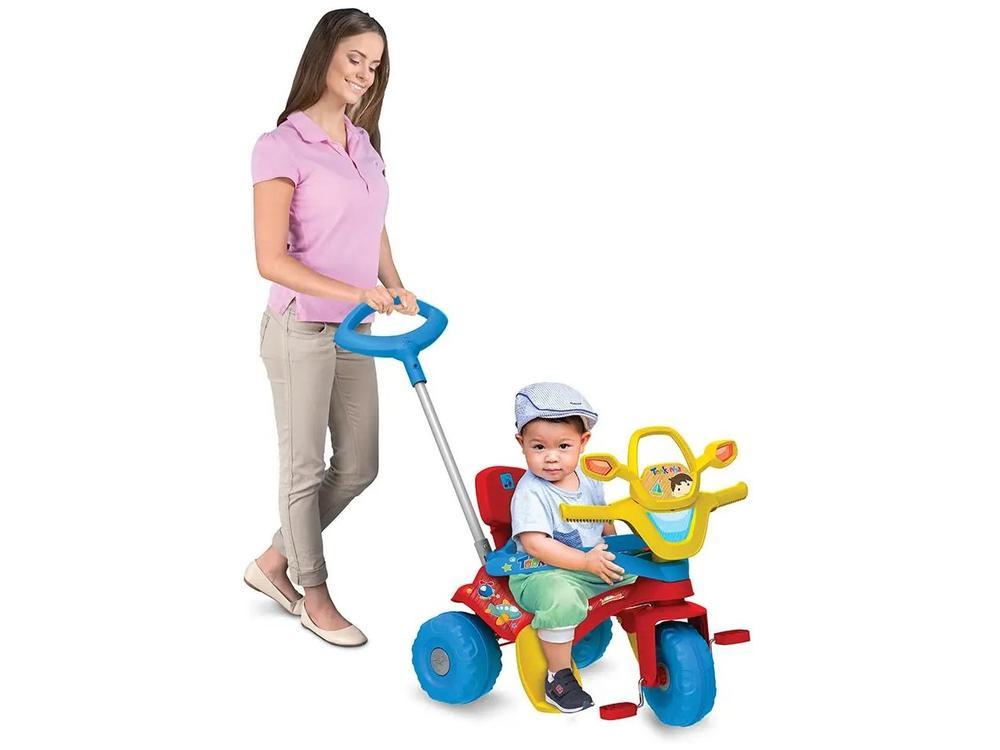 Triciclo Infantil Tonkinha com Empurrador - 3