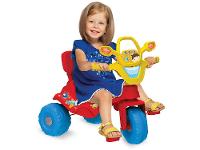 Triciclo Infantil Tonkinha com Empurrador - 11