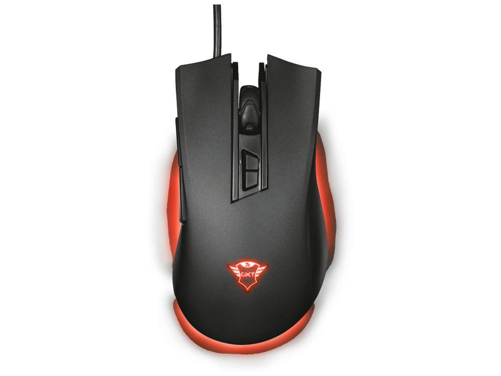 Mouse Gamer Trust Óptico 3200DPI 7 Botões - 7