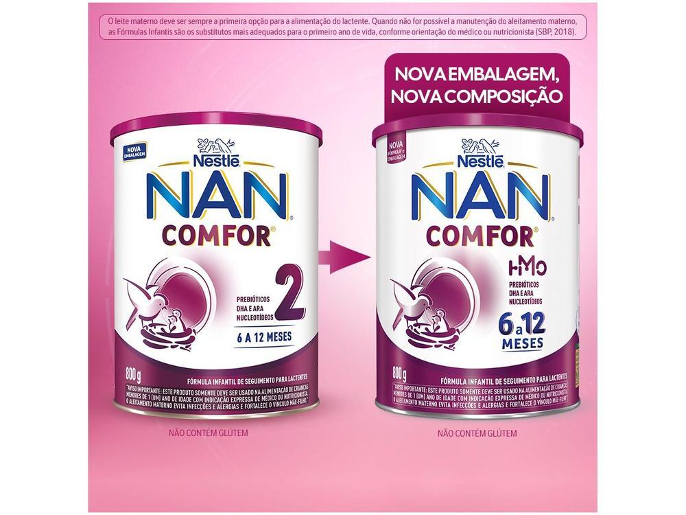 Fórmula Infantil Nestlé Leite Comfor 2 NAN - 12