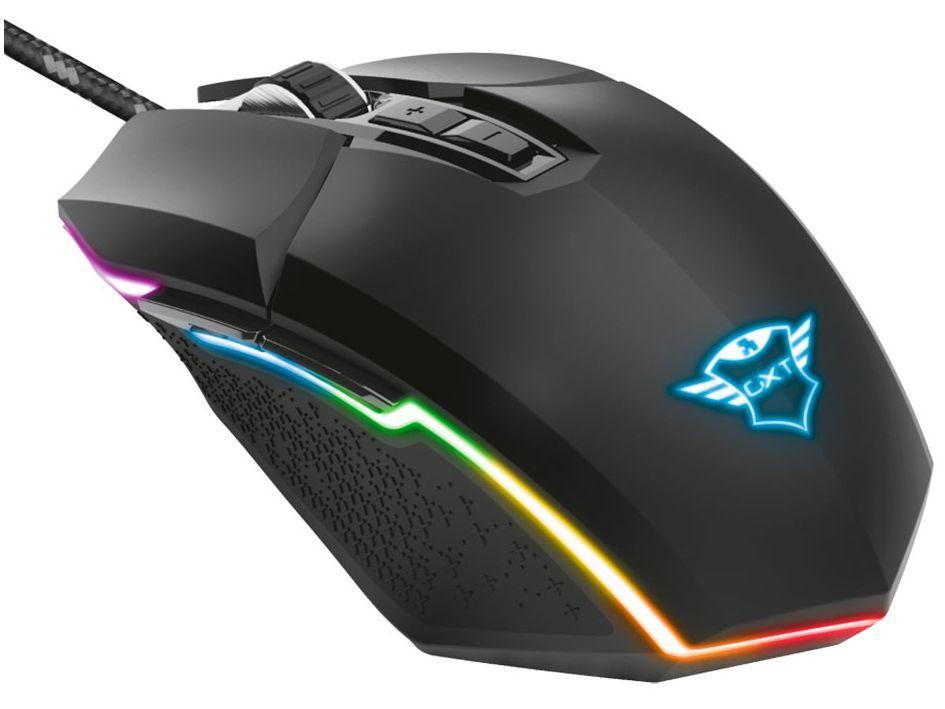 Mouse Gamer RGB Trust Óptico 6000DPI - 3