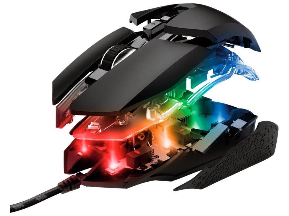 Mouse Gamer RGB Trust Óptico 6000DPI - 5