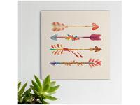 Placa Decorativa MDF Flecha 20x20cm - 1