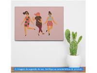 Placa Decorativa MDF Mulheres 20x29cm  - 2