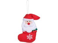Enfeite Papai Noel 13cm Cromus Mini Noel na Meia - 7