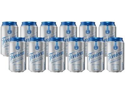 Água Tônica Antarctica Zero Açúcar 350ml 12 Unidades Lata