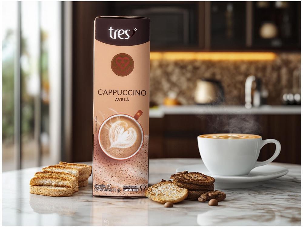 Cápsula Cappuccino Avelã TRES 3 Corações - 9