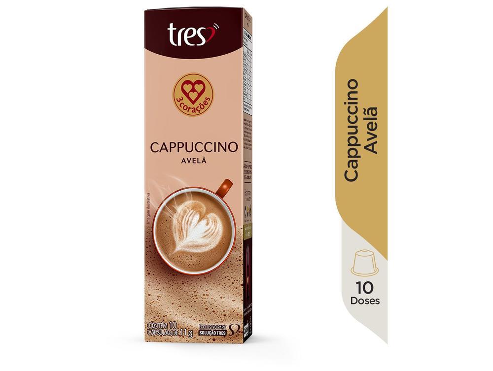 Cápsula Cappuccino Avelã TRES 3 Corações - 2