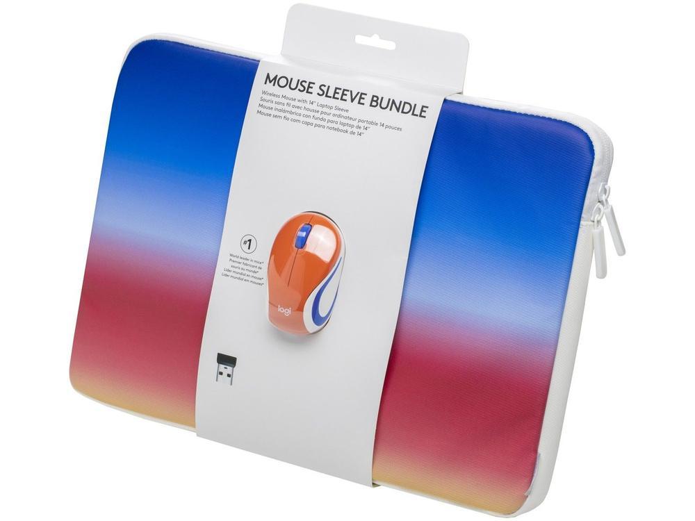 Mini Mouse sem Fio Logitech Laser 1000DPI 3 Botões - 2