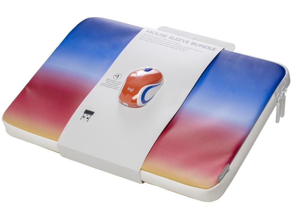 Mini Mouse sem Fio Logitech Laser 1000DPI 3 Botões - 3