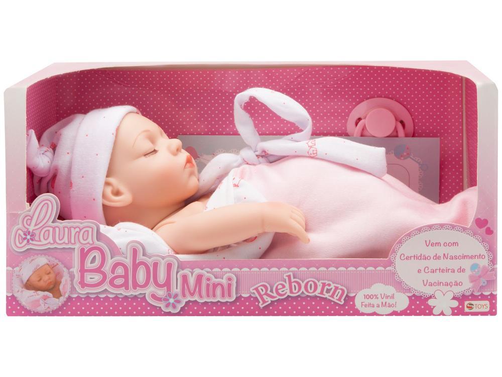 Bebê Reborn Mini Zoe Laura Baby 30cm - 7