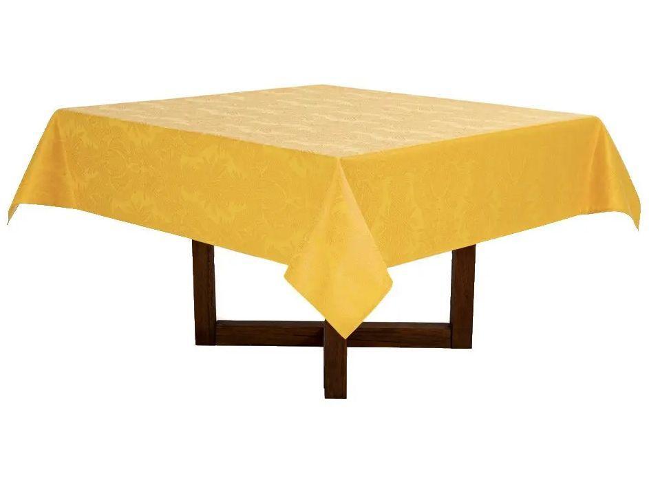 Toalha de Mesa Quadrada Karsten Calêndula 180x180cm Sempre Limpa Tropical - 3