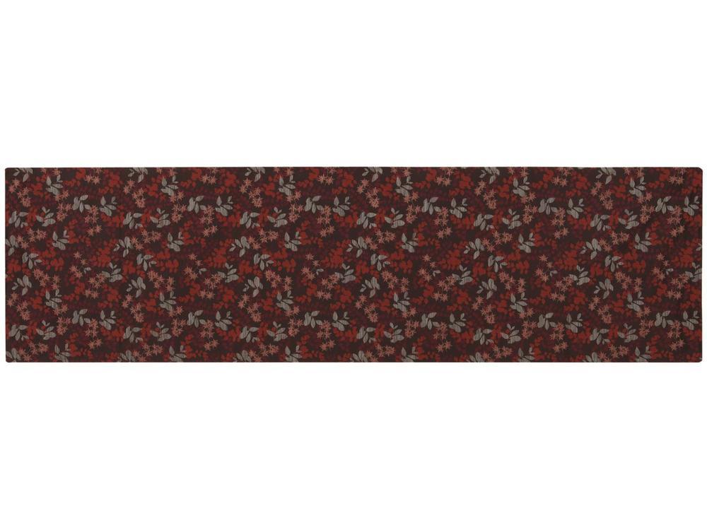 Peseira Queen 65x240cm Cinza Lartex Jacquard Hog - 3