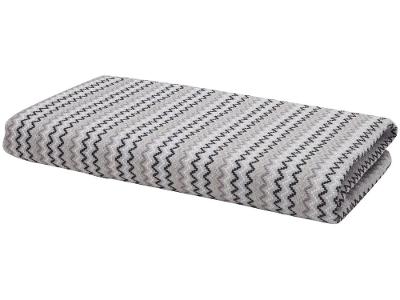 Peseira Queen 65x240cm Cinza Lartex Jacquard Hog