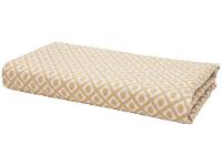 Peseira Casal 65x220cm Laranja Lartex Jacquard Hog - 1