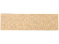 Peseira Casal 65x220cm Laranja Lartex Jacquard Hog - 3