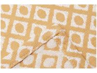 Peseira Casal 65x220cm Laranja Lartex Jacquard Hog - 6