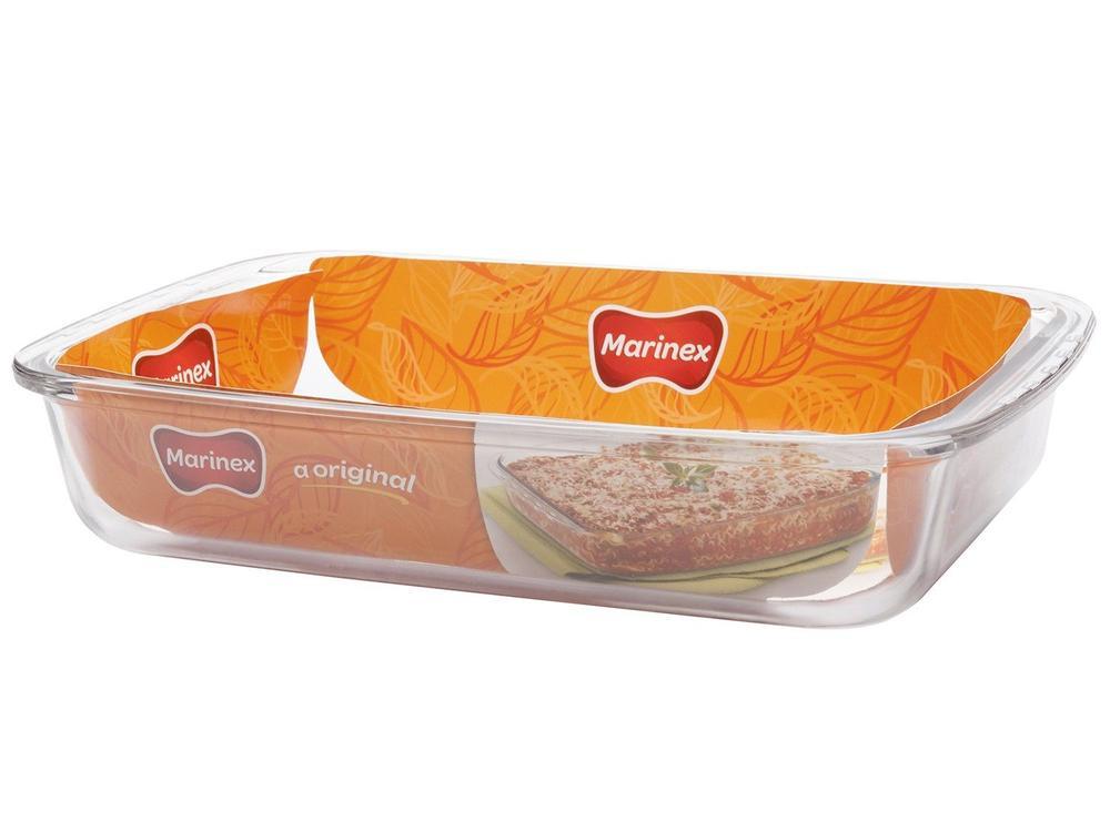Lasanheira de Vidro Retangular 3,7L - 1