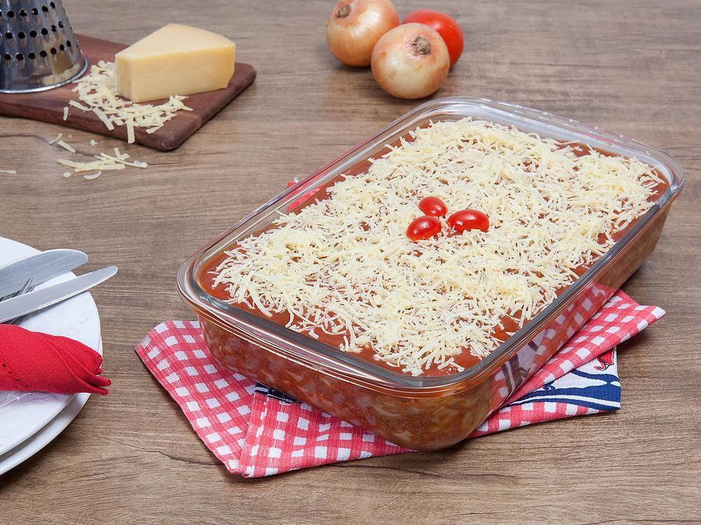 Lasanheira de Vidro Retangular 3,7L - 2