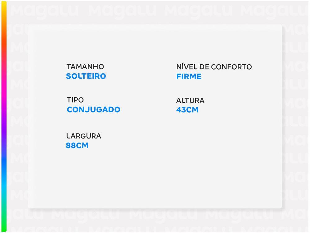 Cama Box Solteiro Conjugado 88x43x188cm - 3
