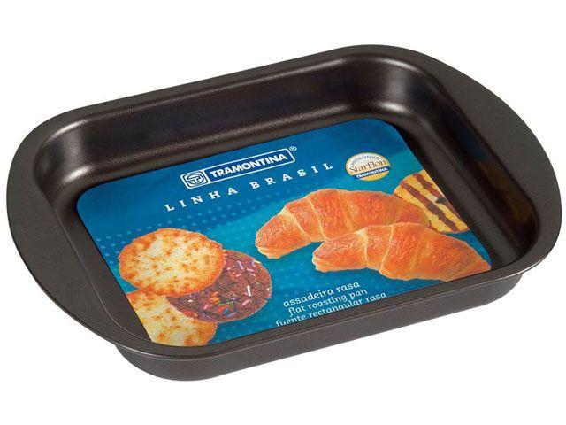 Assadeira Tramontina de Alumínio Retangular Brasil 20053028 - 3