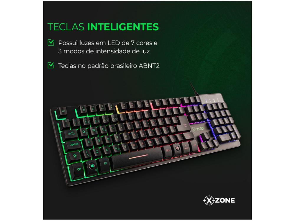 Teclado Semimecânico Gamer XZONE GTS-01 USB - 3