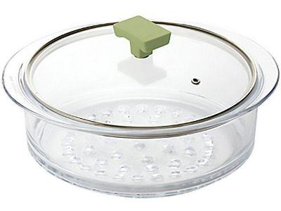 Cozi Vapore Ghidini Vidro 20cm Transparente - com Tampa Vera