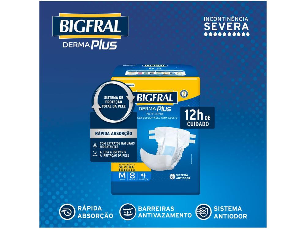 Fralda Geriátrica Bigfral M Noturna Derma Plus - 3