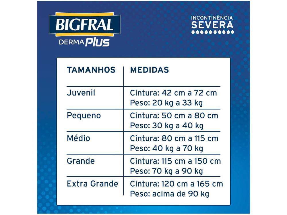 Fralda Geriátrica Bigfral M Noturna Derma Plus - 6
