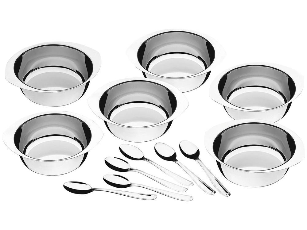 Jogo de Sobremesa de Inox Tramontina Service - 1