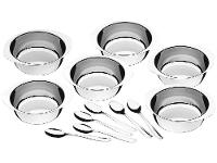 Jogo de Sobremesa de Inox Tramontina Service - 1