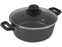 Caçarola Multiflon Antiaderente com Tampa Cinza 2,8L 22cm Essencial - 1