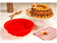 Forma para Bolo de Silicone Redonda Hercules - 3