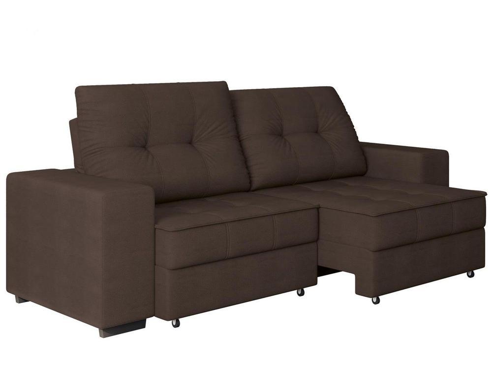 Sofá Retrátil Reclinável 4 Lugares Suede Moviment Artesano Linoforte - 1