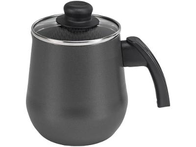 Bule de Café e Chá de Alumínio Cinza com Tampa 1,5L Gourmet