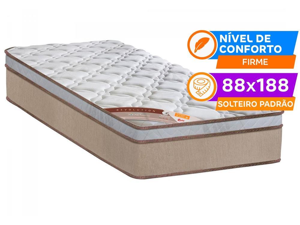 Colchão Solteiro Castor Mola Pocket - 2